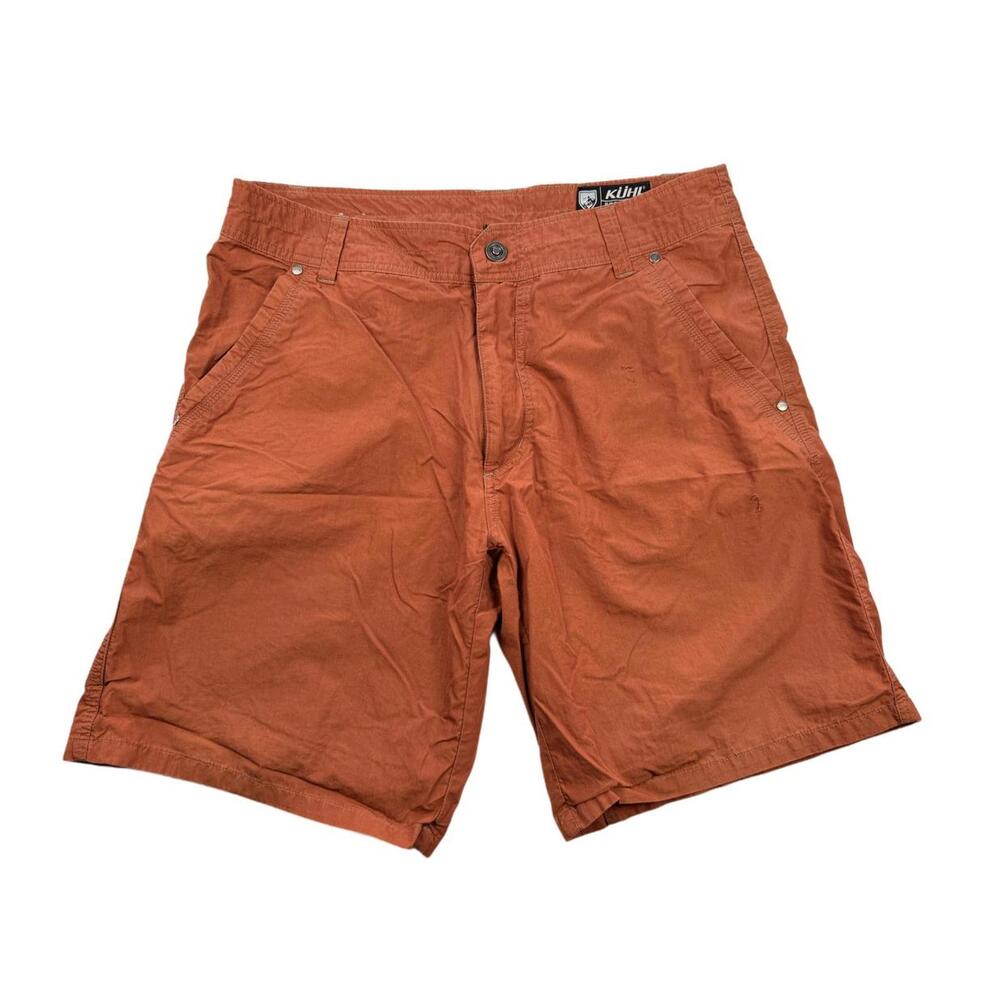 KÜHL Men's Lightweight Outdoor Shorts — Size 34‎ — Rust Orange